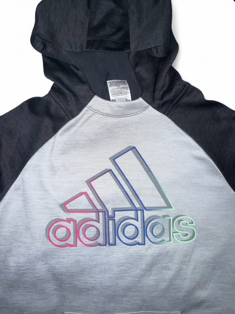 Adidas Hoodie Pullover Sweatshirt (Girl) Size 14Y - Picture 5 of 7